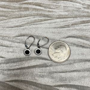 🆕silver 925 black 🖤drops earrings